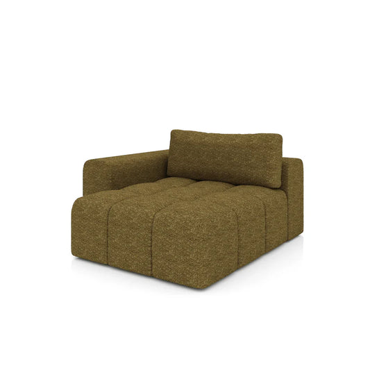 Mobilya Koltuk marka yeşil dokulu kumaş modern küçük berjer koltuk