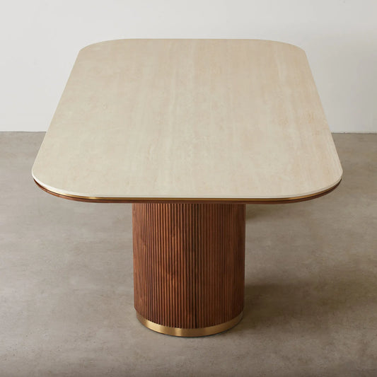 Atlantis 180x90 Cm İki Ayaklı Yemek Masası