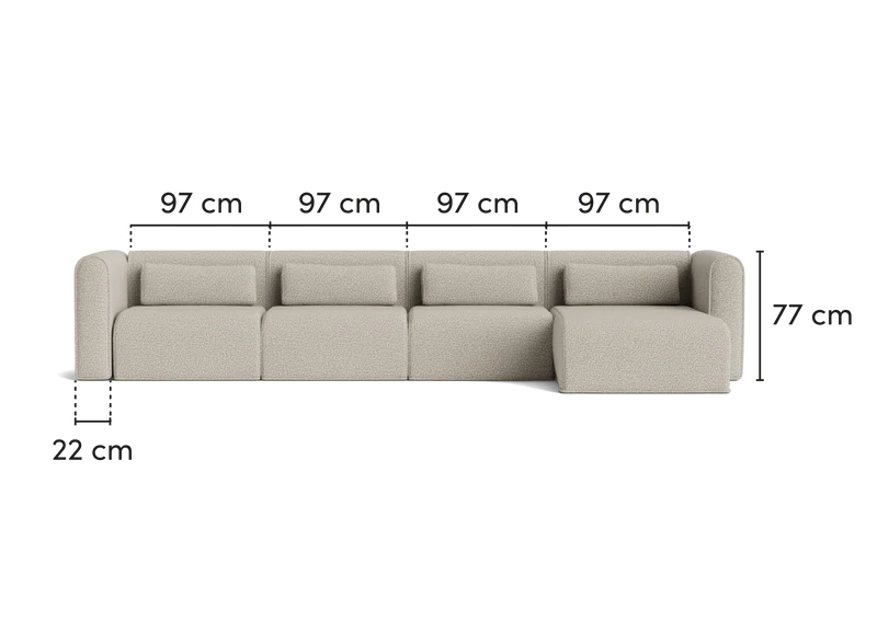 Lucky Köşe Koltuk ( 4 MODÜL 432 CM )