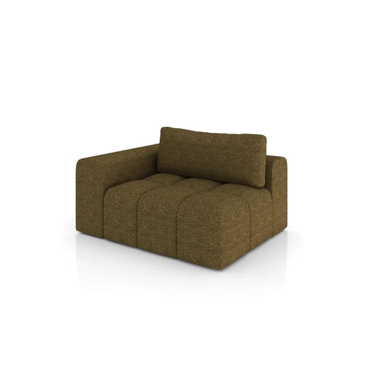 Mobilya Koltuk markasına ait kahverengi kumaş kaplı uygun fiyatlı köşe koltuk köşe parça