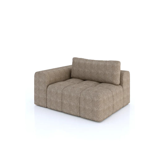 Mobilya Koltuk markasına ait kahverengi kumaş tekli modern rahat koltuk