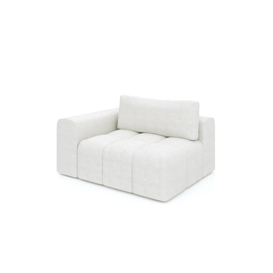 Mobilya Koltuk markasına ait beyaz modern tasarım tek kişilik konforlu kanepe
