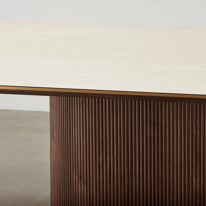 Atlantis 200x90 Cm Tek Ayaklı Yemek Masası